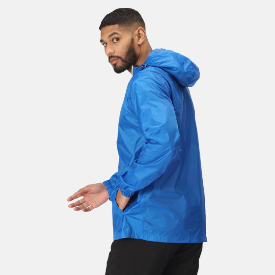Afbeelding laden in galerijviewer, Regatta Pack It III regenjas blauw heren maat XL
