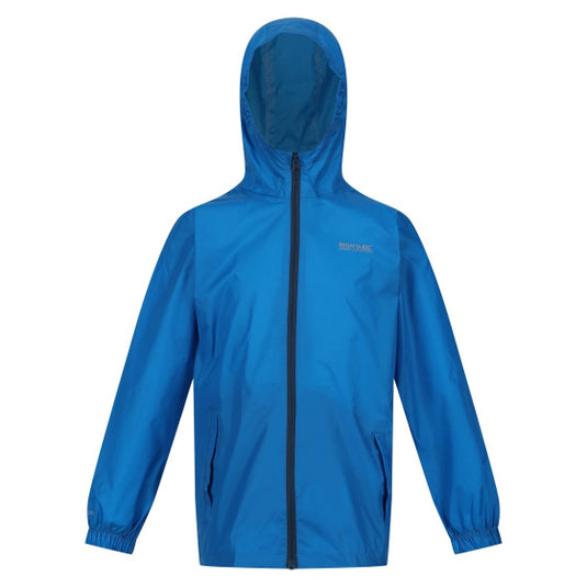 Regatta Pack It III regenjas jongens blauw maat 7-8 jaar