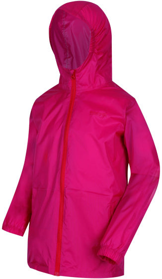Afbeelding laden in galerijviewer, Regatta Pack It III regenjas meisjes roze maat 11-12 jaar

