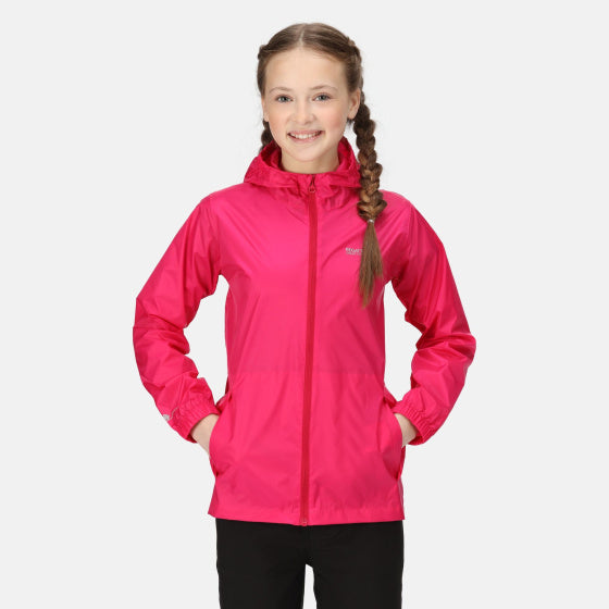 Afbeelding laden in galerijviewer, Regatta Pack It III regenjas meisjes roze maat 13 jaar
