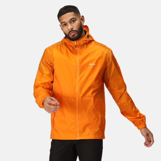 Afbeelding laden in galerijviewer, Regatta Pack It III regenjas oranje heren maat L
