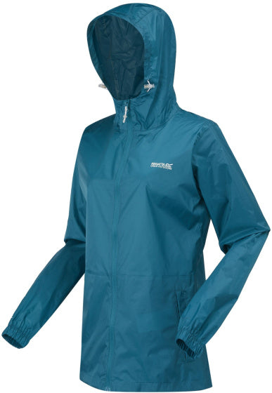 Afbeelding laden in galerijviewer, Regatta Pack it III shell jas dames blauw maat XL
