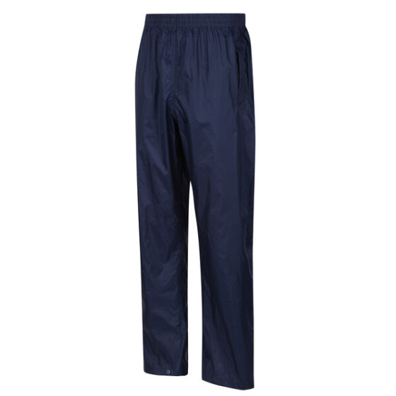 Afbeelding laden in galerijviewer, Regatta Pack It regenbroek heren donkerblauw maat M
