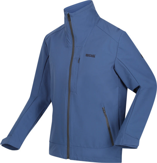 Afbeelding laden in galerijviewer, Regatta Overmoor softshelljas heren blauw maat 3XL
