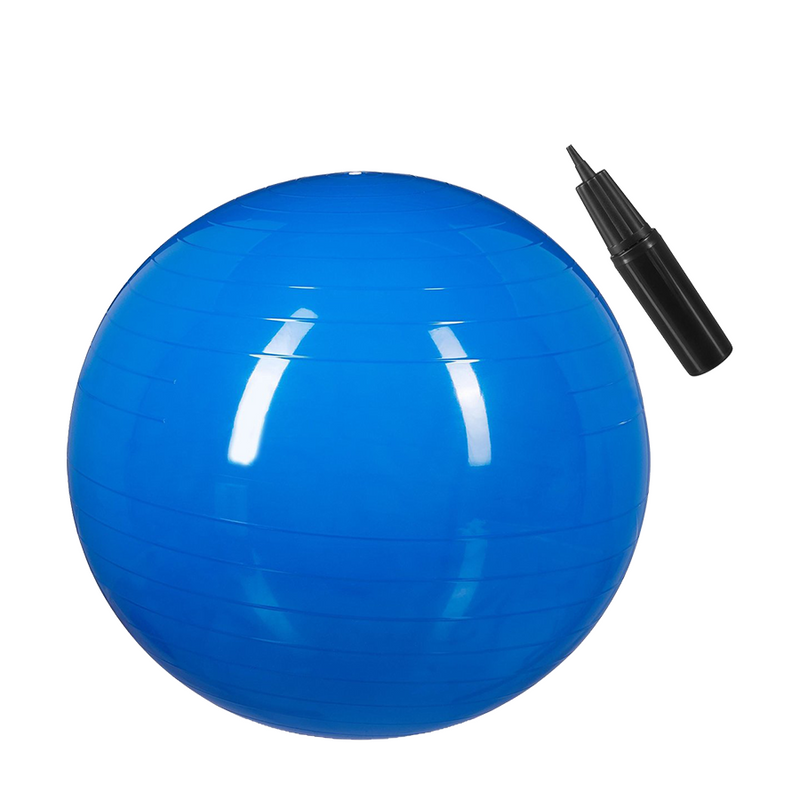 Afbeelding laden in galerijviewer, Relaxdays gymnastiekbal blauw ø55cm
