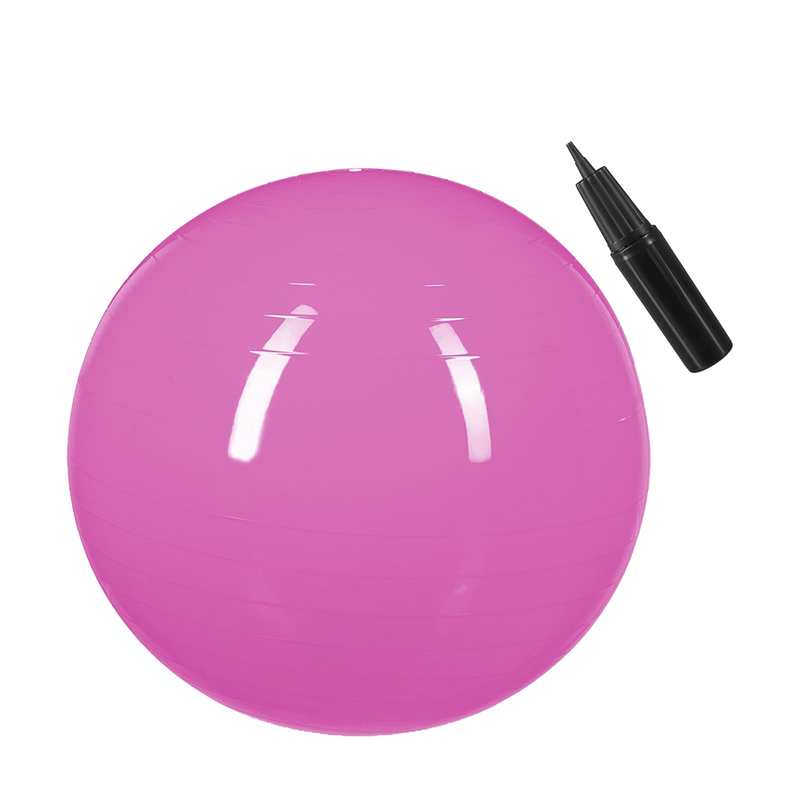 Afbeelding laden in galerijviewer, Relaxdays gymnastiekbal roze ø55cm
