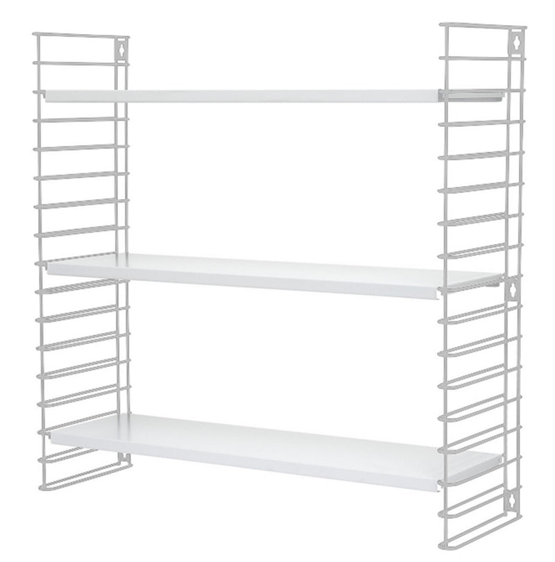 Afbeelding laden in galerijviewer, Tomado boekenrek retro geheel zwart 70x21x68cm
