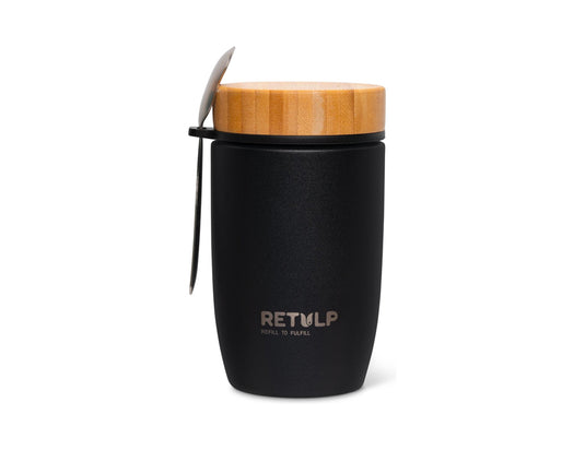 Retulp lunchbeker - big mug - premium black - 500 ml