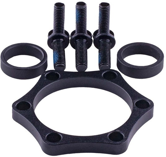 Reverse components boost adapter front wheel