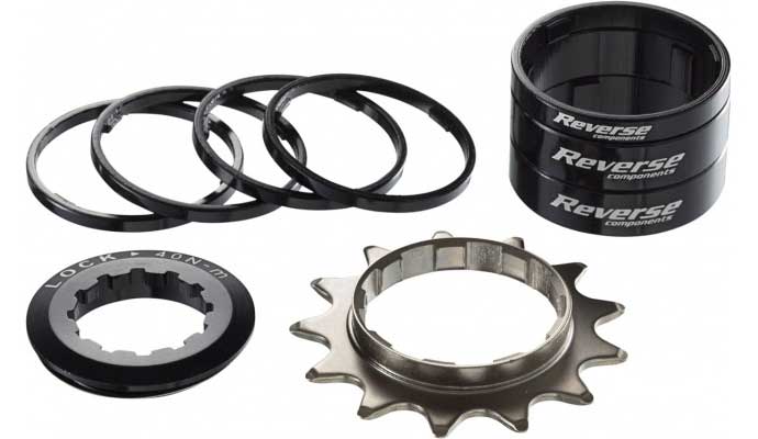 Afbeelding laden in galerijviewer, Reverse components single speed kit black
