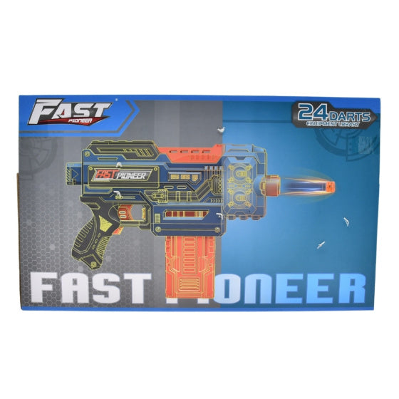 Afbeelding laden in galerijviewer, Fast pioneer Speelgoedpistool met Magazijn 24 kogels
