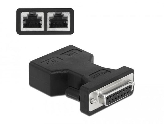 Rj45 naar d-sub adapter