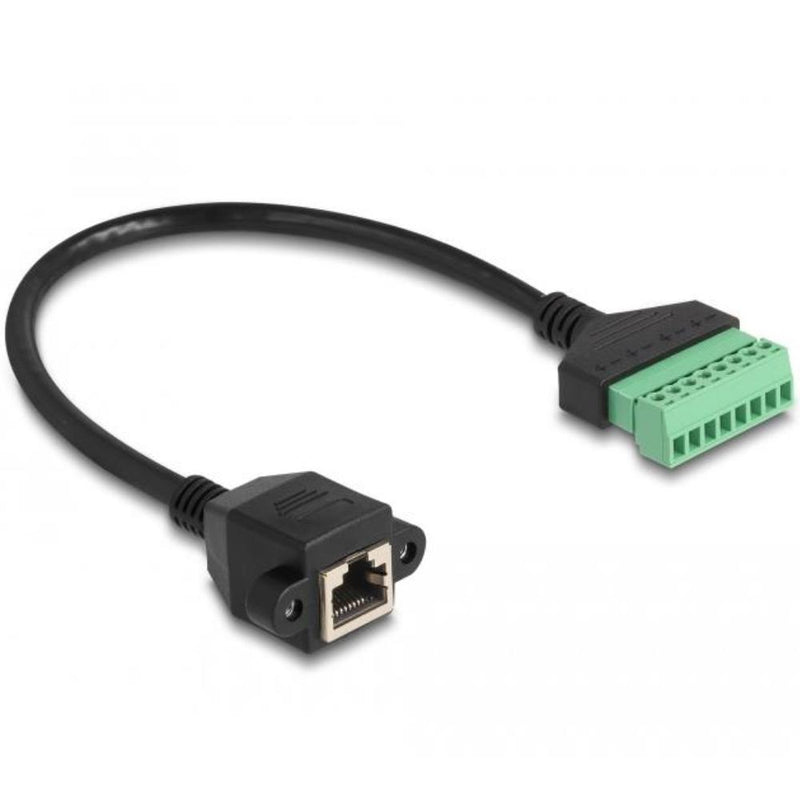 Afbeelding laden in galerijviewer, Rj45 naar klemmenblok adapter
