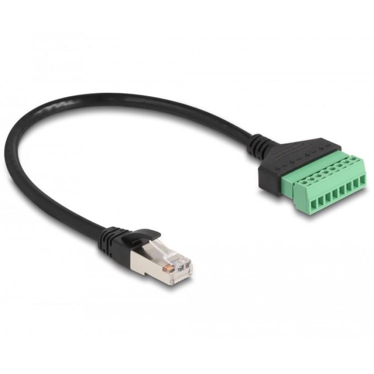 Afbeelding laden in galerijviewer, Adapter rj45 naar klemmenblok
