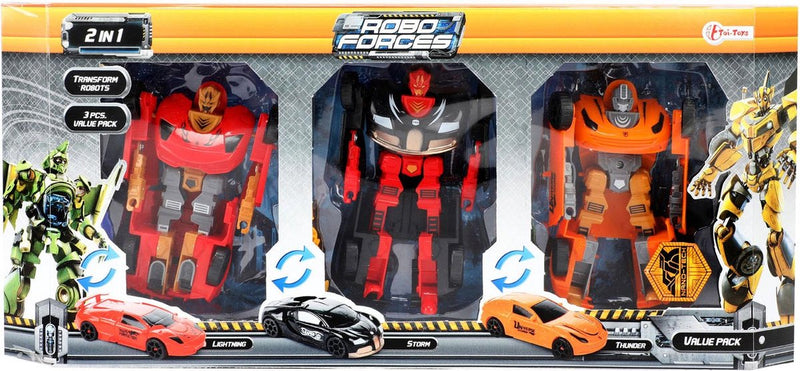 Afbeelding laden in galerijviewer, Cilgro roboforces transformeer auto robot, 3st.

