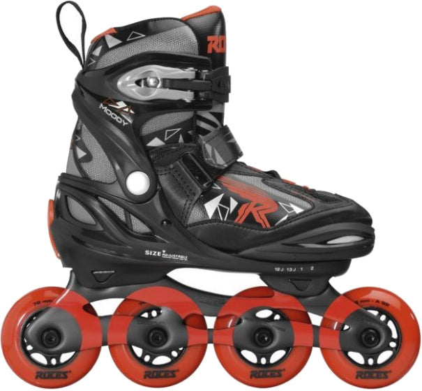 Afbeelding laden in galerijviewer, Roces Inline skates Moody Tif 82A zwart rood maat 36-40
