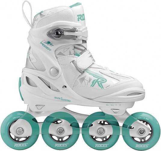 Roces Moody Tif inlineskates wit mintgroen maat 36-40