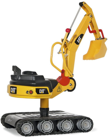 Afbeelding laden in galerijviewer, Rolly toys Graafmachine RollyDigger XL Cat 96 cm staal geel
