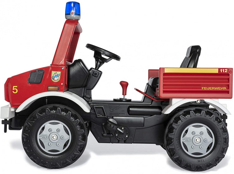 Afbeelding laden in galerijviewer, Rolly toys Trapvoertuig RollyUnimog Fire 118 x 81 x 54 rood
