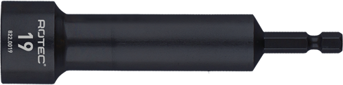 Afbeelding laden in galerijviewer, Rotec dopsleutel extra diep | e6,3 bitopname | sw | 19x110 75 mm - 822.0019
