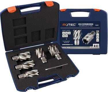 Rotec hss kernborenset silver-line '536w', wld 19, 6-dlg, ø24-32 - 5369006 - 536.9006