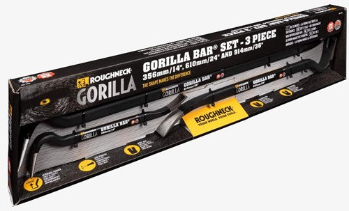 Afbeelding laden in galerijviewer, Roughneck gereedschap kopen bij toolmax.nl roughneck® gorilla bar set | 350, 600 900mm | 3 stuks - 64-401
