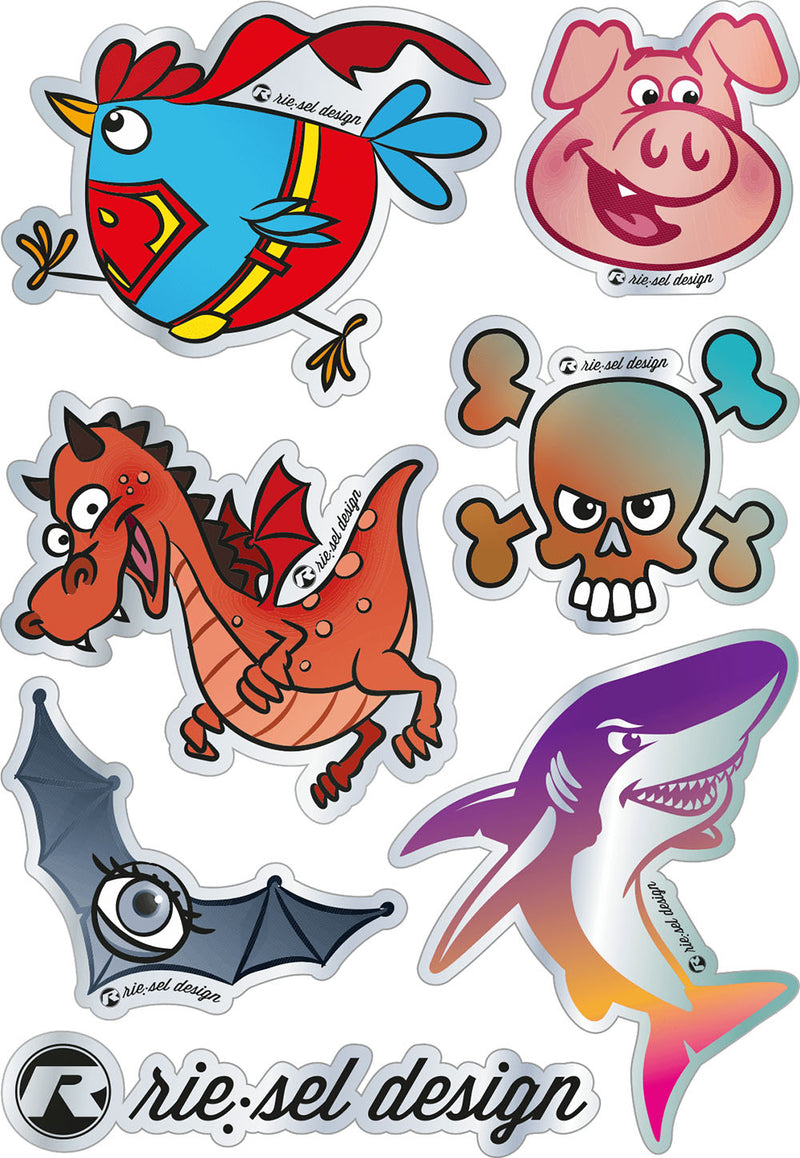 Afbeelding laden in galerijviewer, Rie:sel design re:flex kids - reflective stickers
