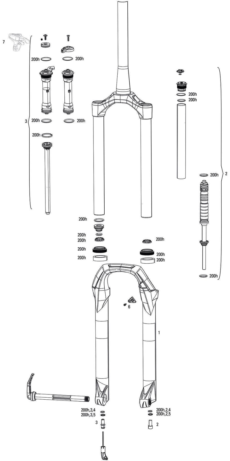 Afbeelding laden in galerijviewer, Rockshox federgabel judy gold rl susp.fork rs judy gold rl 120mm oneloc black

