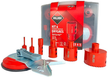 Rubi kit 6 drygres boren premium - 51929