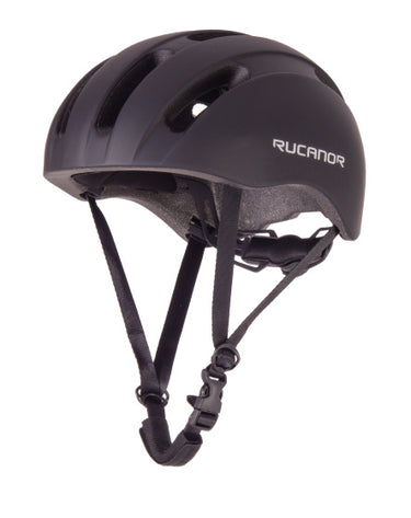 Rucanor City Flow Fietshelm Verstelbaar Zwart Maat 55-58 cm (M)