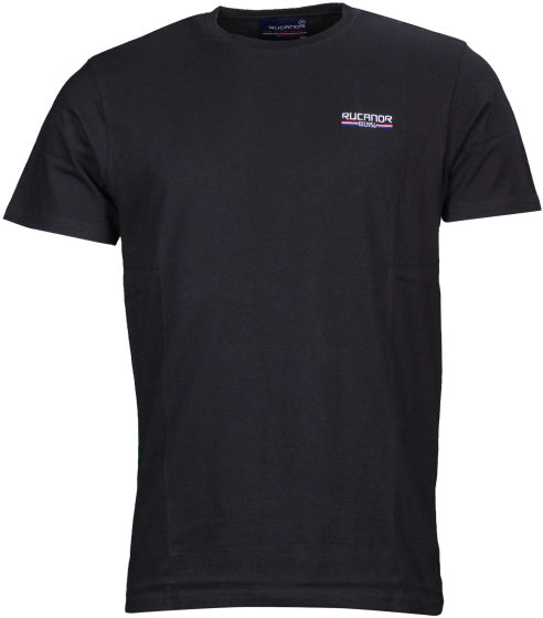 Afbeelding laden in galerijviewer, Rucanor Raffi basic shirt ronde hals heren zwart maat S
