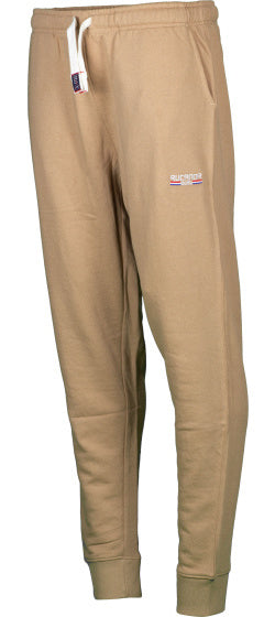 Afbeelding laden in galerijviewer, Rucanor Senna sweatpants cuff unbrushed heren beige maat XXL
