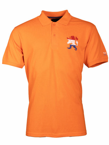 Rucanor Voetbalpolo T-Shirt Korte Mouw Heren Oranje maat L