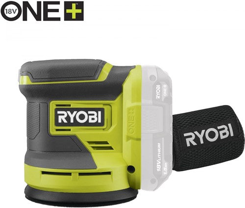Afbeelding laden in galerijviewer, Ryobi rros18-0 one+ 18v accu excentrische schuurmachine (excl. accu)
