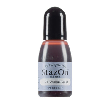 Tsukineko • stazon reinker navulling inkt orange zest