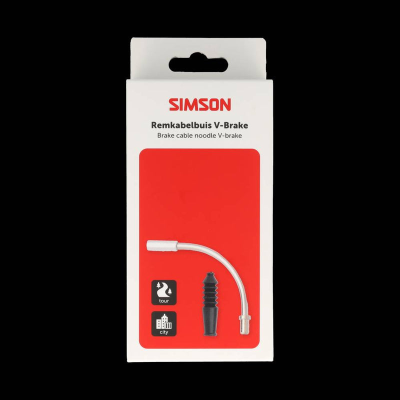 Afbeelding laden in galerijviewer, Simson remkabelbuis v-brake incl. rubber
