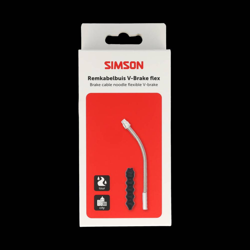 Afbeelding laden in galerijviewer, Simson remkabelbuis v-brake flexibel inclusief rubber
