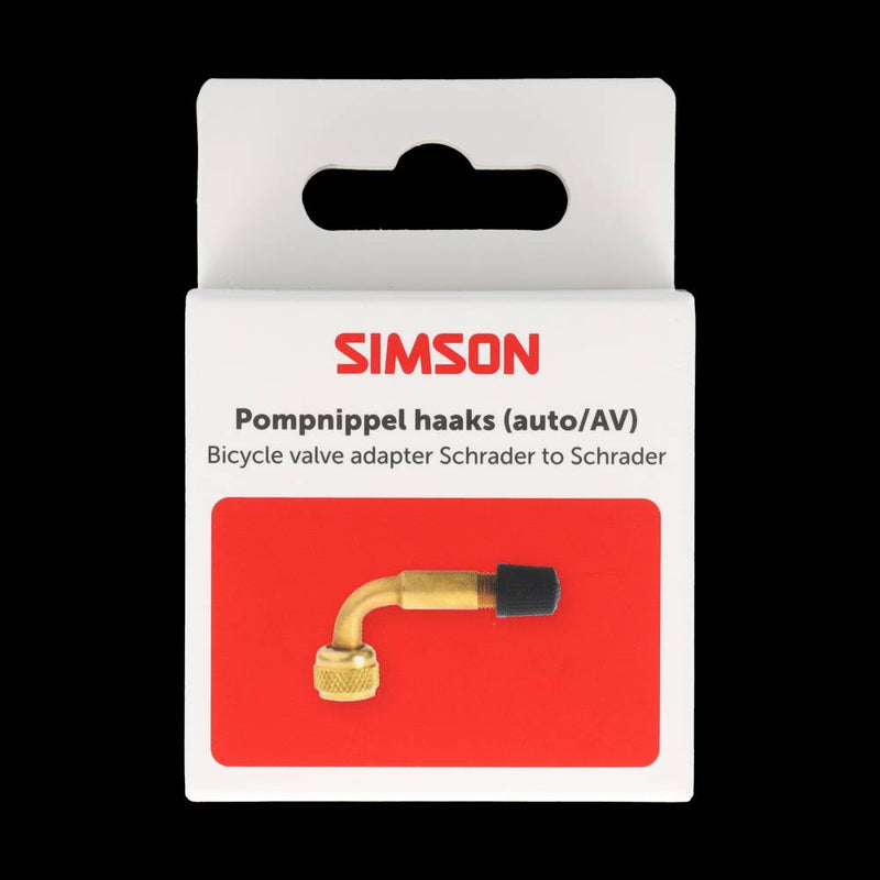 Afbeelding laden in galerijviewer, Simson pompnippel haaks autoventiel
