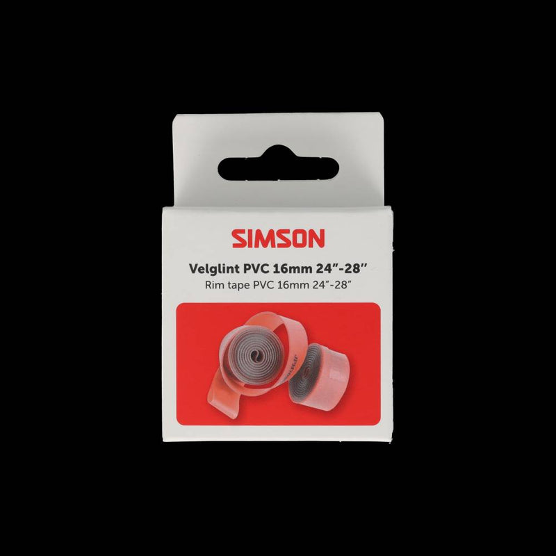 Afbeelding laden in galerijviewer, Simson velglint 24i -28i 16mm breed pvc
