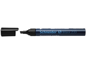 Schneider marker permanent 233 beitel zwart 10st