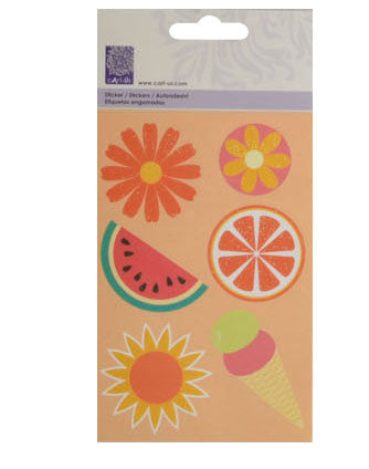 Vaessen creative • cart-us stickers 2pcs happy sunshine