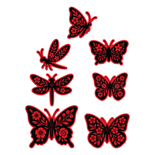 Spellbinders • simon hurley create. etched dies blooming butterflies