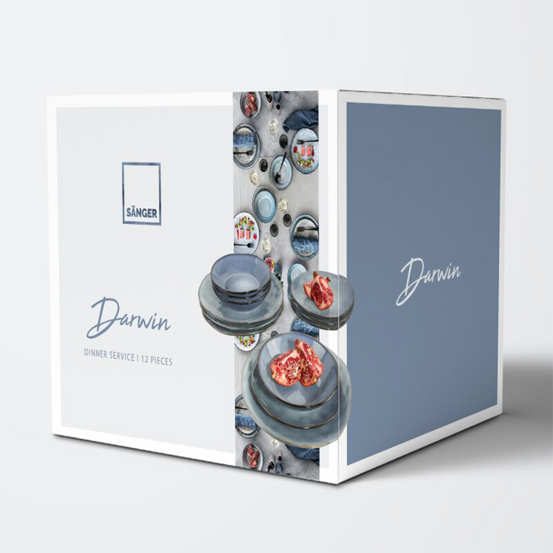 Afbeelding laden in galerijviewer, Sänger serviesset darwin 12-delig
