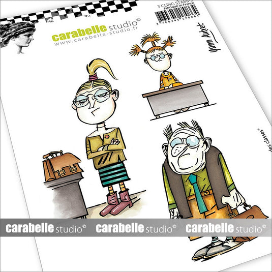 Carabelle studio • cling stempel rentrée des classes by yann autret
