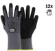 Safety jogger veiligheidshandschoenen met maximale beweeglijkheid | 12 stuks | zwart | maat 11 - allf06011