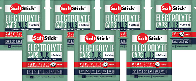 Afbeelding laden in galerijviewer, Saltstick electrolytes caps plus+caffeine test pack 7x4,4g
