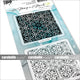 Carabelle studio • art stamp stencil set blooming pattern