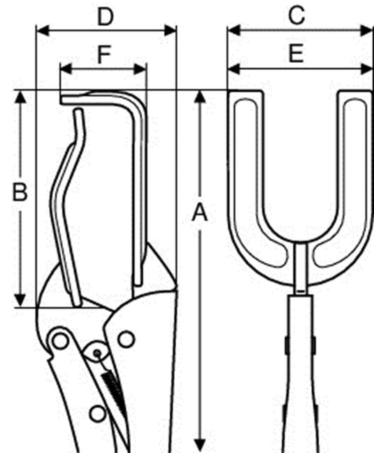 Bahco griptang tbv lassen