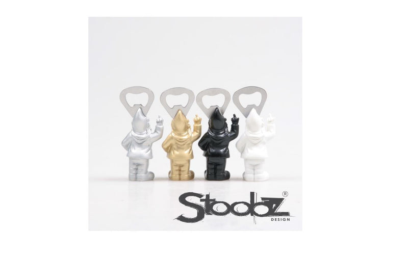 Afbeelding laden in galerijviewer, Stoobz design stoobz kabouter f*ck you flesopener z w g z 8cm
