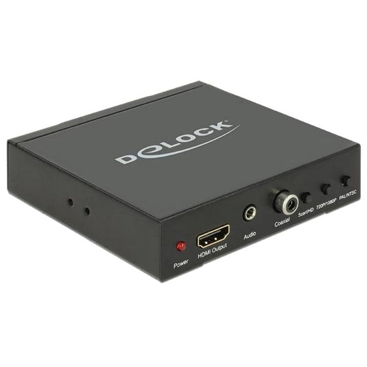 Delock converter scart hdmi > hdmi scaler (zwart)